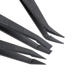 Set of 3 tweezers for electronic devices such as phones and other